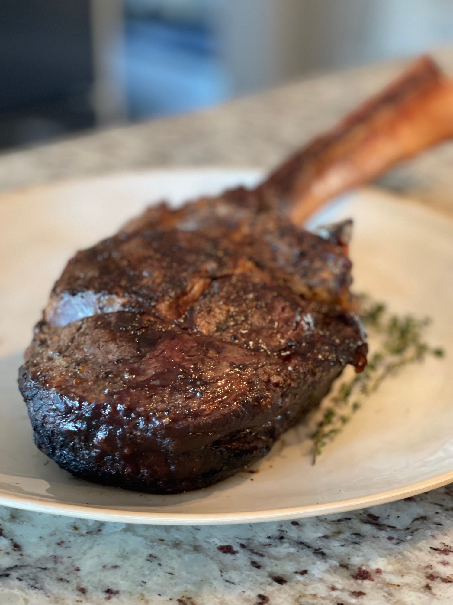 Tomahawk Steak served to perfection